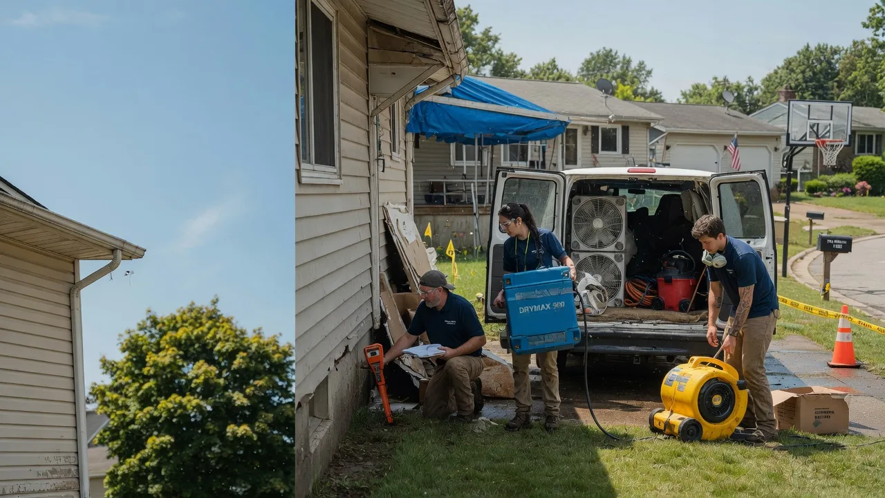 Ceiling Leak Cleanup in Rossville, IN near me